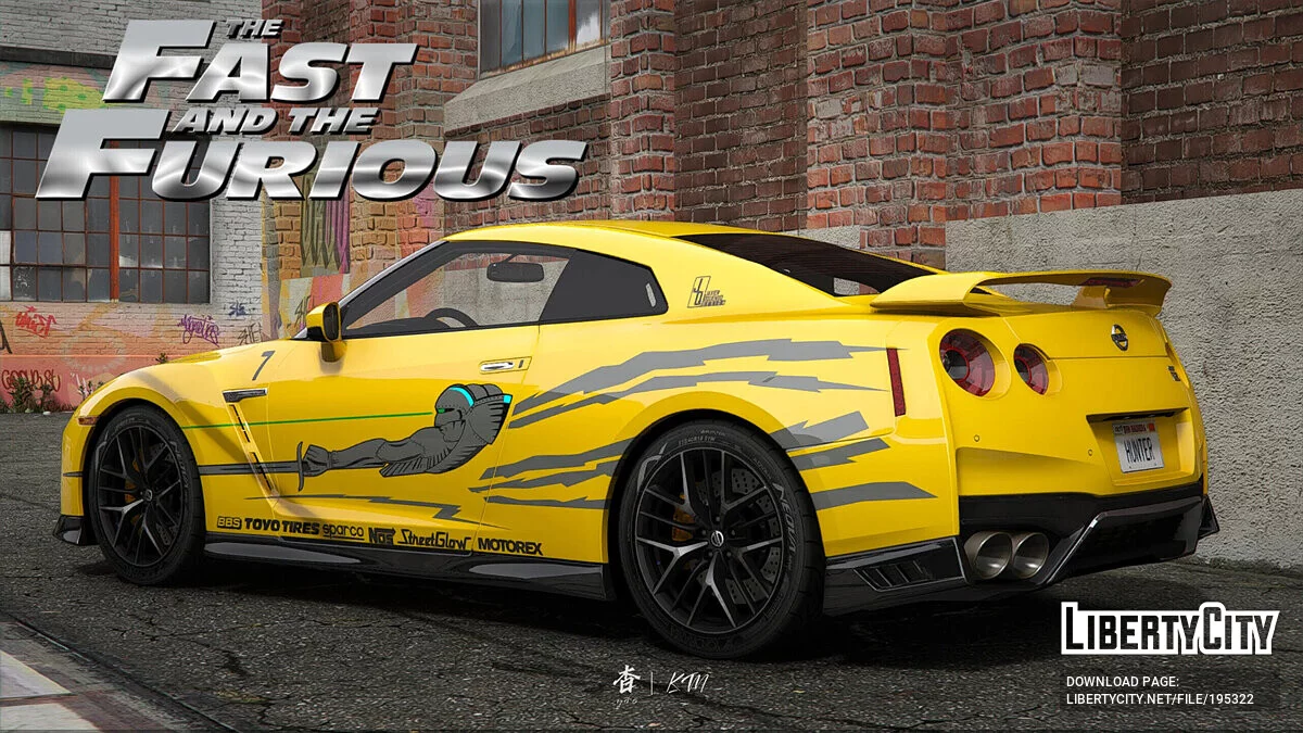 2017 Nissan GTR - Fast and Furious livery / GTA 5