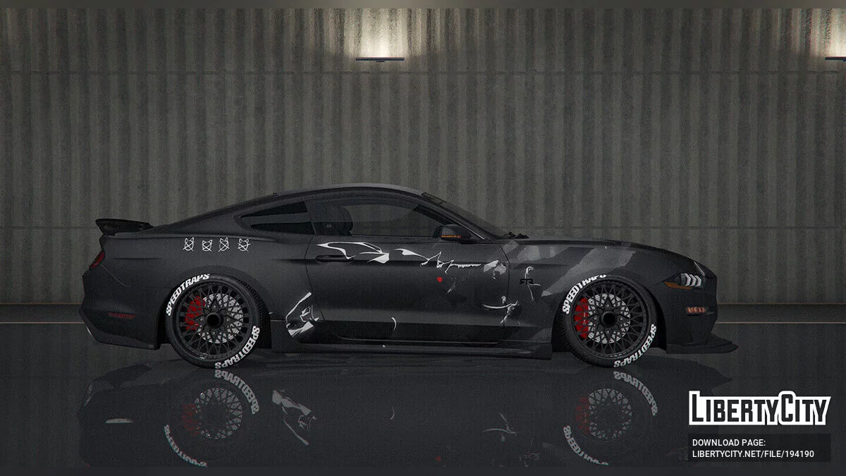 2019 Ford Mustang DEATH Livery Final / GTA 5