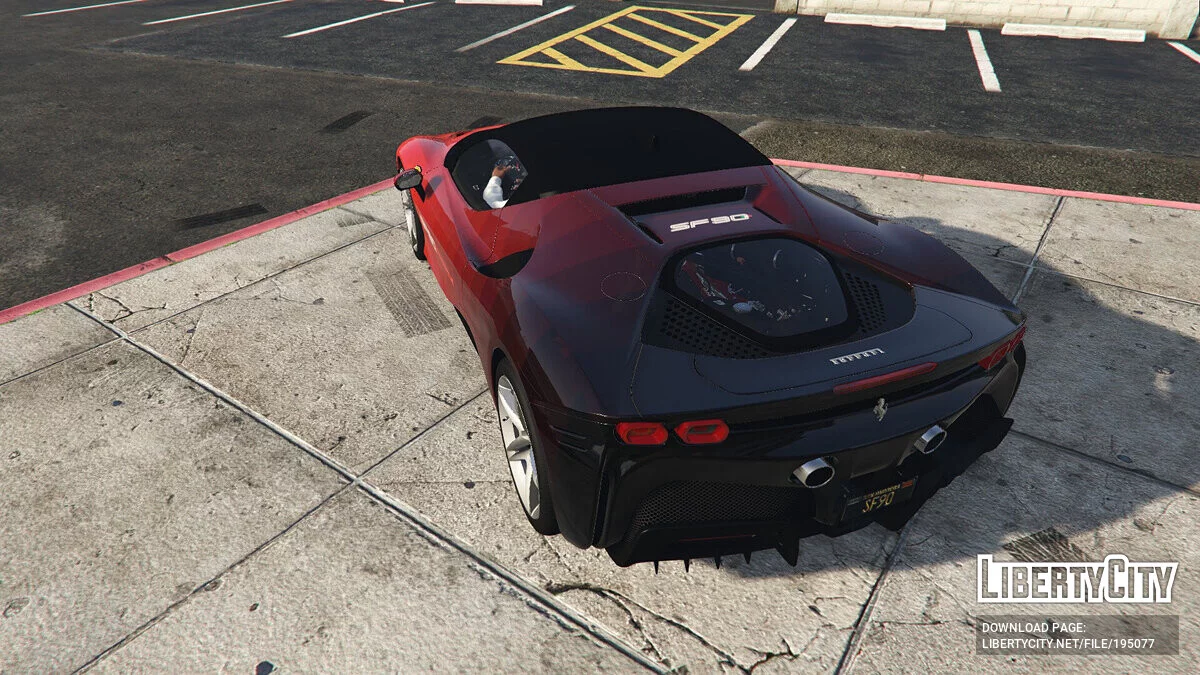 2020 Ferrari SF90 Stradale - Red Faded SF90 v1.0 / GTA 5