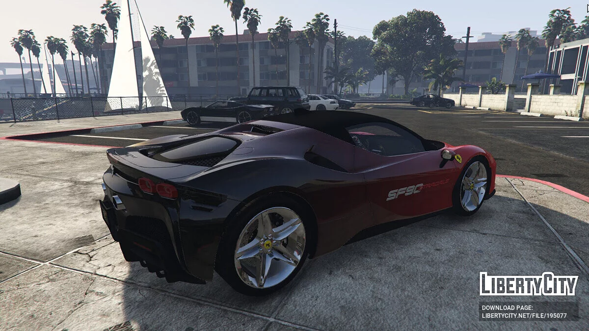 2020 Ferrari SF90 Stradale - Red Faded SF90 v1.0 / GTA 5