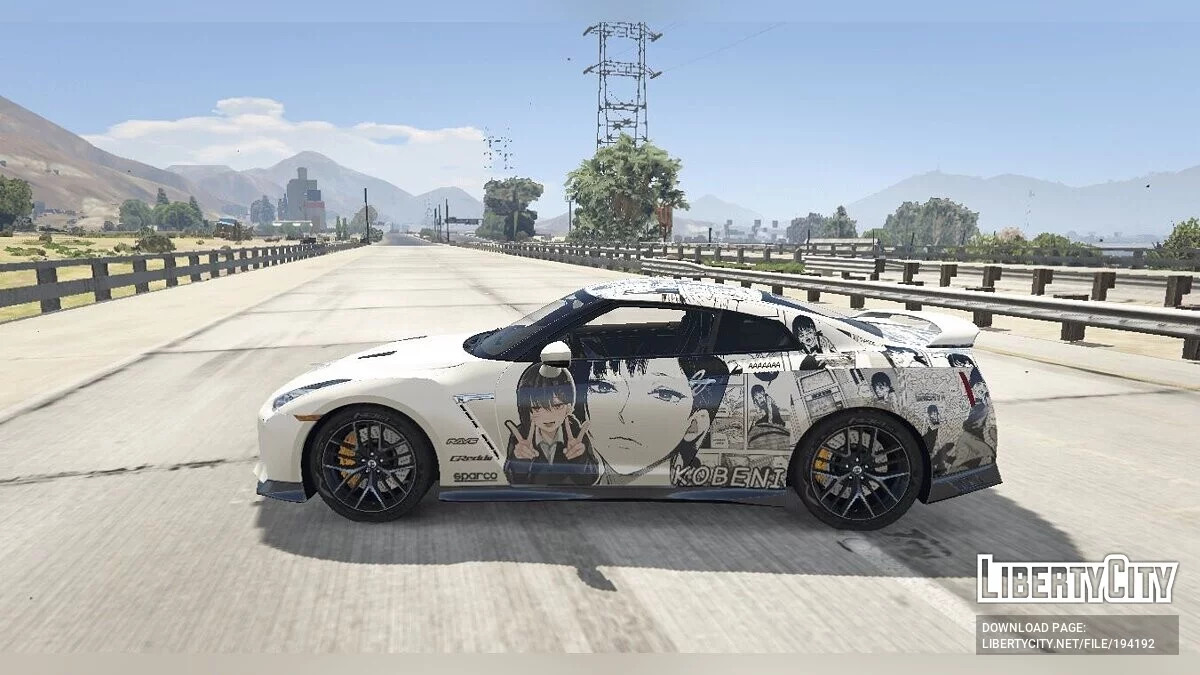 Itasha Kobeni Higashiyama Nissan GTR R35 / GTA 5