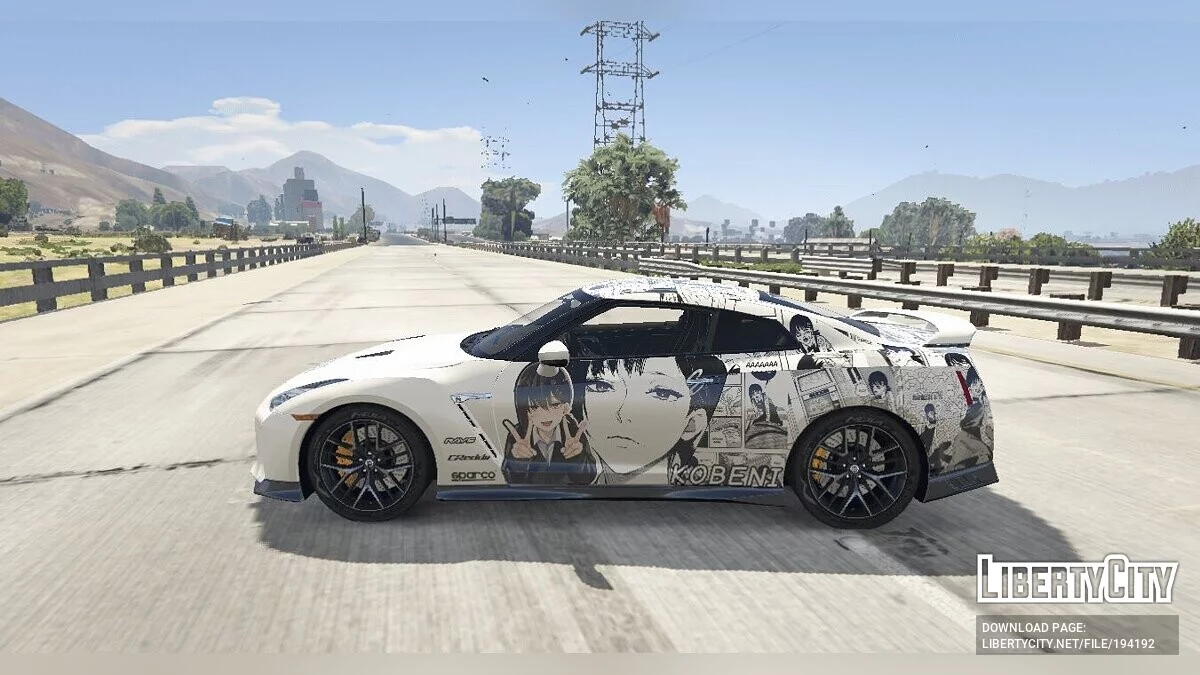 Itasha Kobeni Higashiyama Nissan GTR R35 / GTA 5