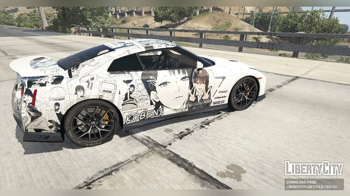 Itasha Kobeni Higashiyama Nissan GTR R35 / GTA 5