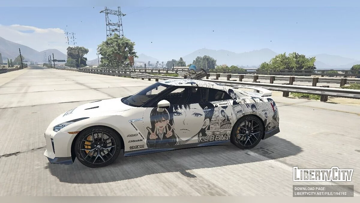 Itasha Kobeni Higashiyama Nissan GTR R35 / GTA 5