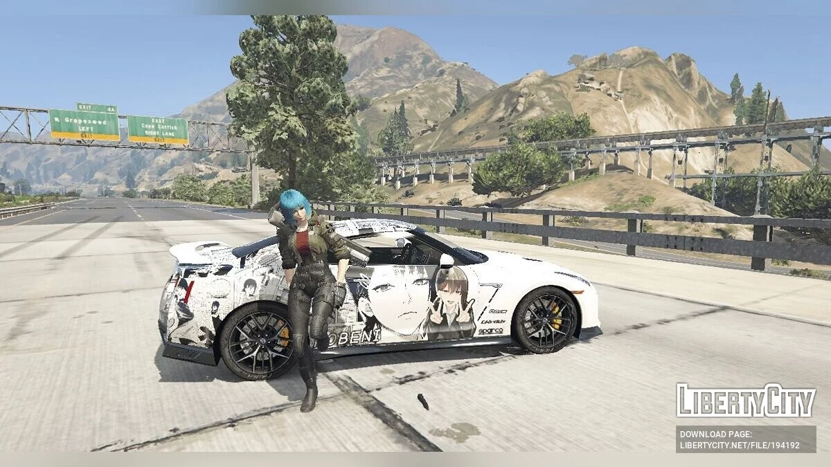 Itasha Kobeni Higashiyama Nissan GTR R35 / GTA 5