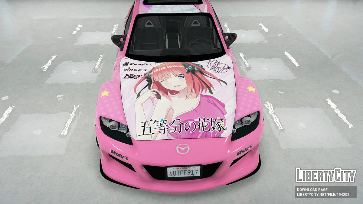 [Itasha] Mazda RX-8 Nkano Nino / GTA 5