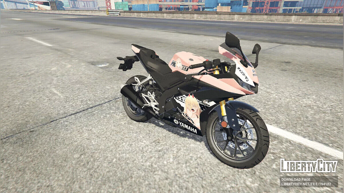 [Itasha] Power Chainsawman Yamaha R15 1.0 / GTA 5