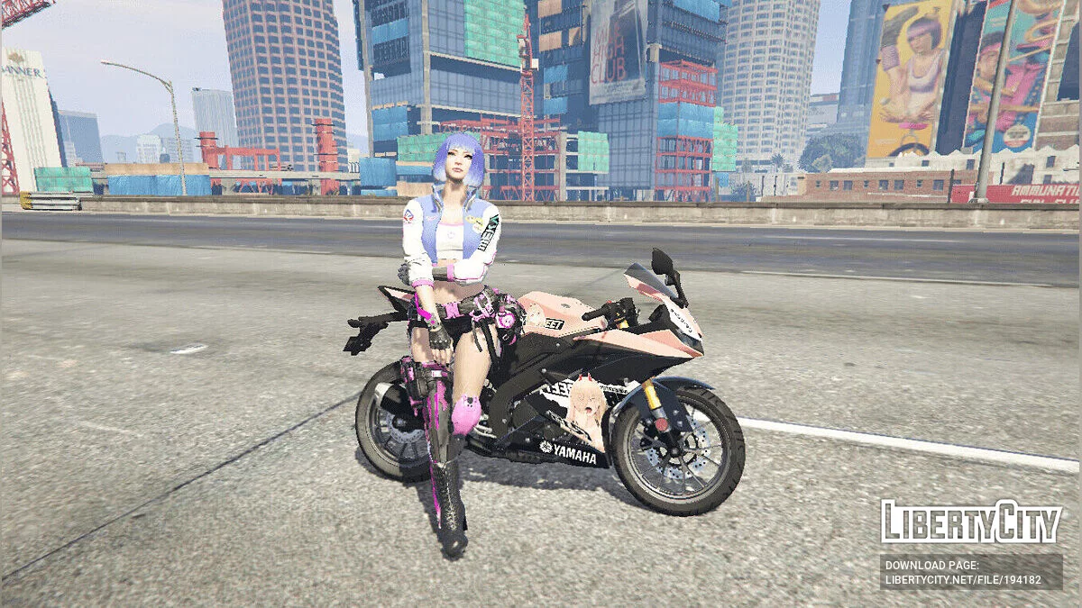 [Itasha] Power Chainsawman Yamaha R15 1.0 / GTA 5