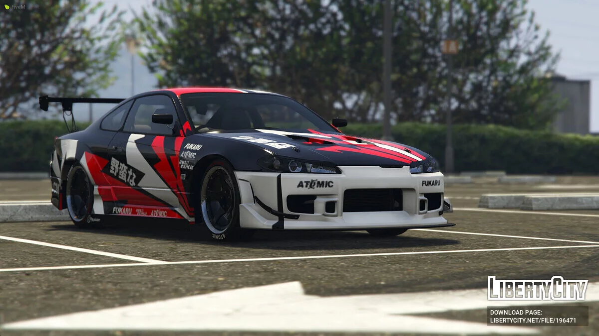 2002 Nissan Silvia S15 Livery JDM 1.0 / GTA 5