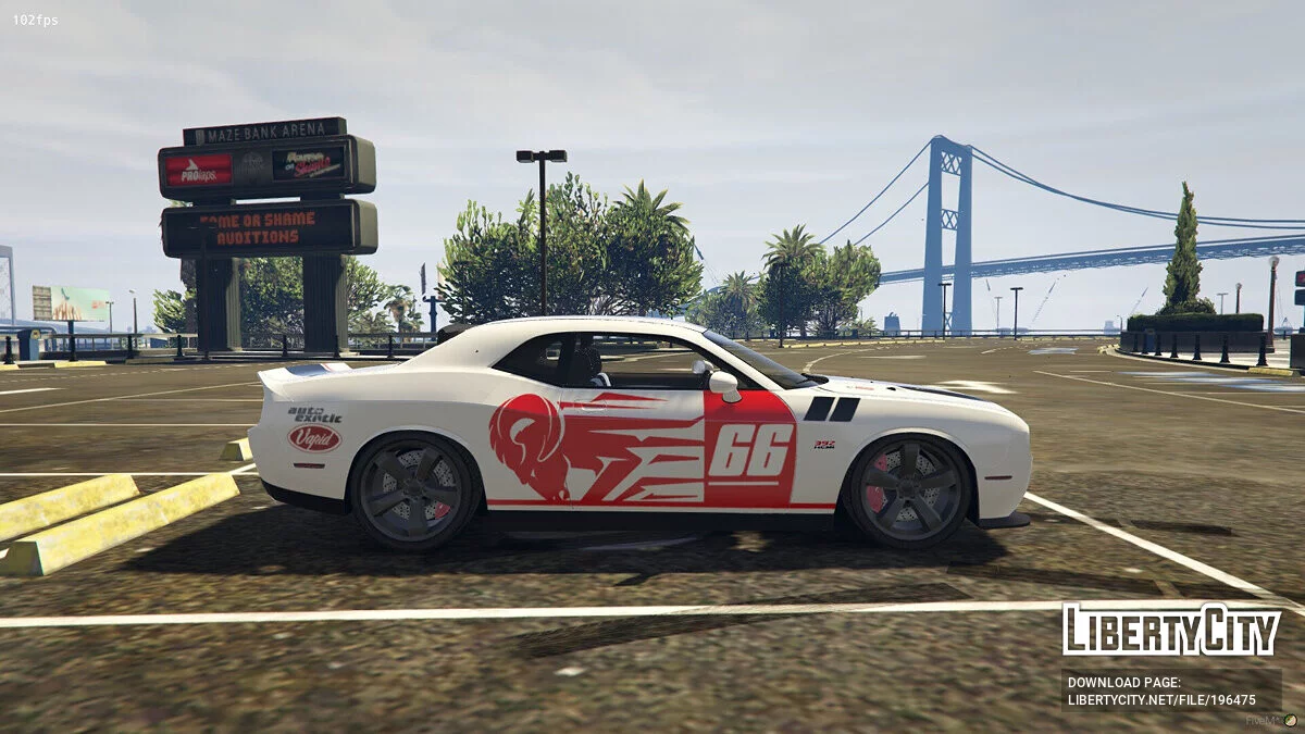 2016 Dodge Challenger Livery 66 Ram 1.0 / GTA 5