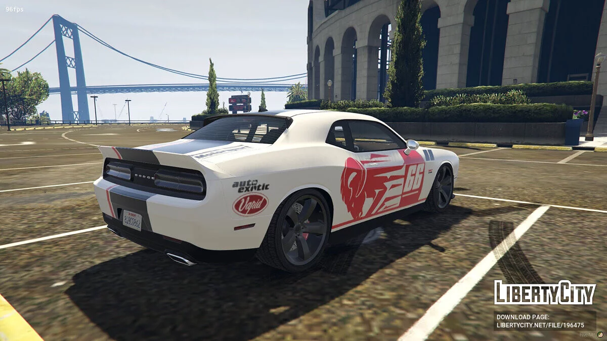 2016 Dodge Challenger Livery 66 Ram 1.0 / GTA 5