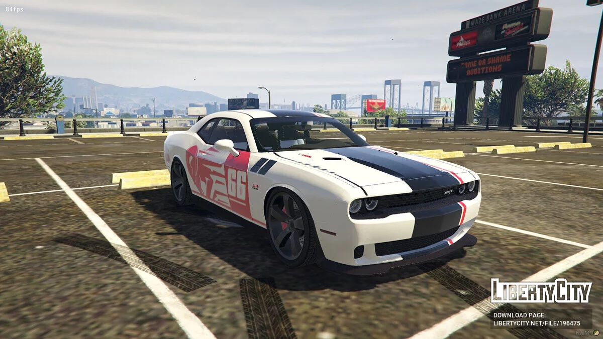 2016 Dodge Challenger Livery 66 Ram 1.0 / GTA 5