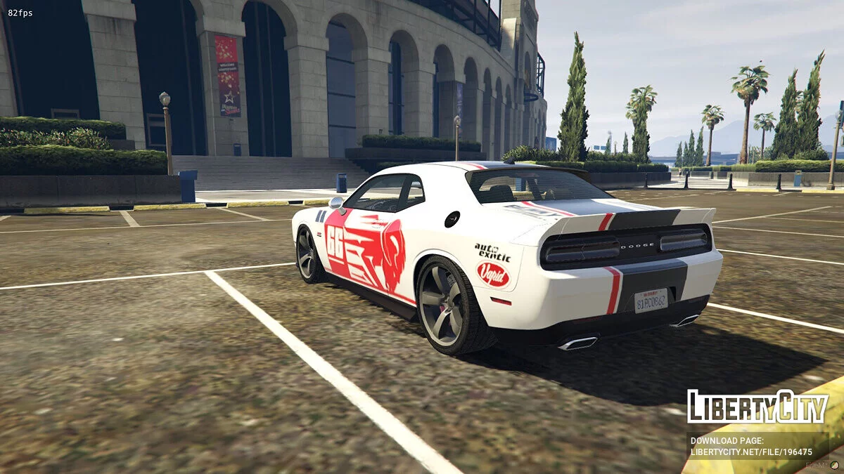 2016 Dodge Challenger Livery 66 Ram 1.0 / GTA 5
