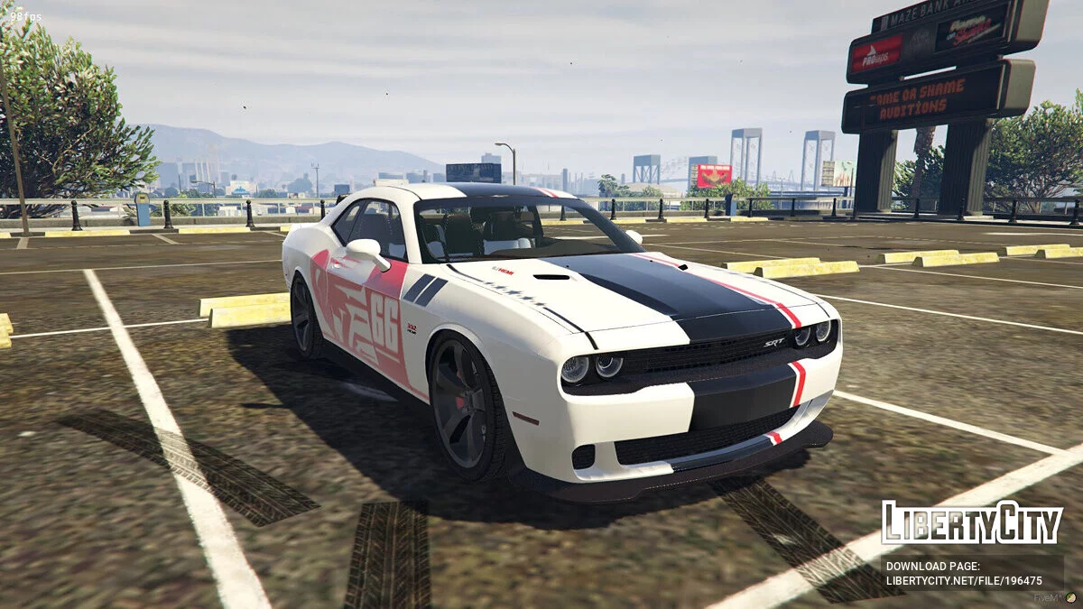 2016 Dodge Challenger Livery 66 Ram 1.0 / GTA 5