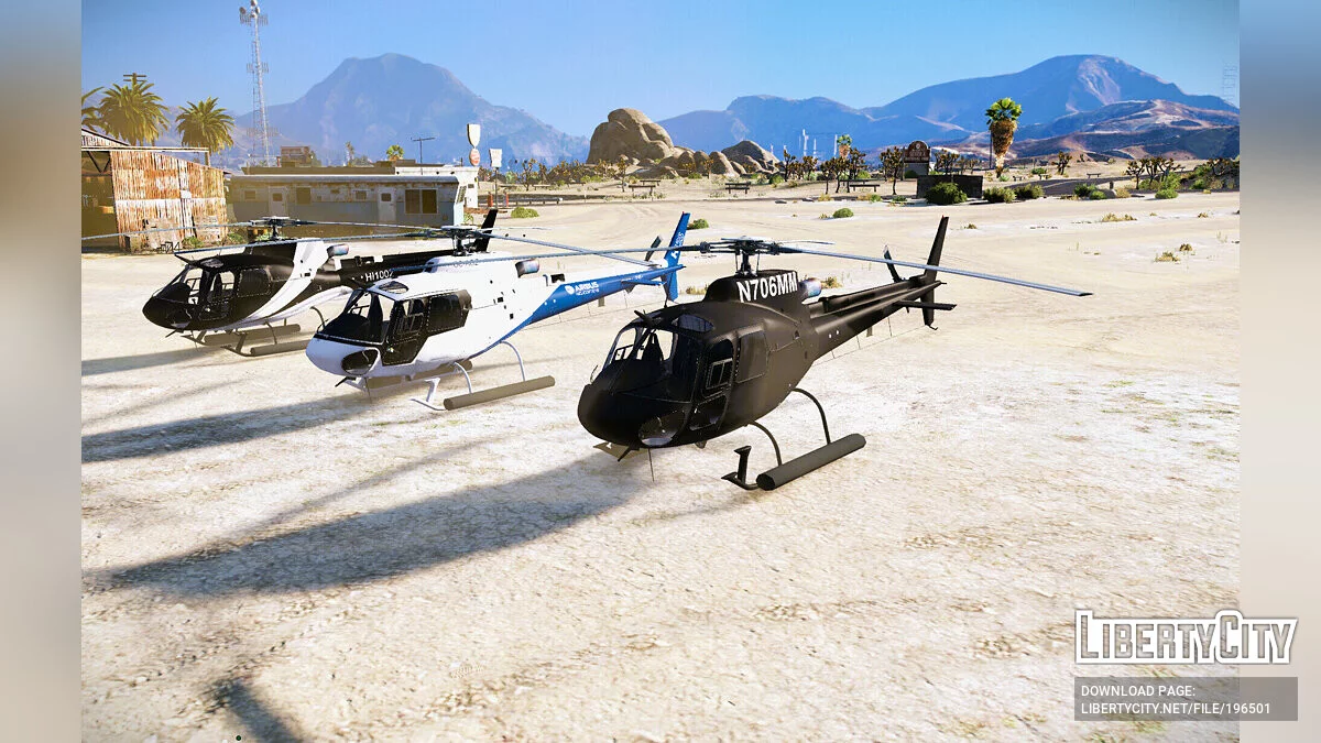 Гражданские ливреи Airbus Helicopters H125 Écureuil (AS350) / GTA 5