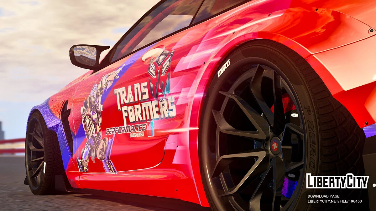 BMW M8 Transformers Edition Livery / GTA 5