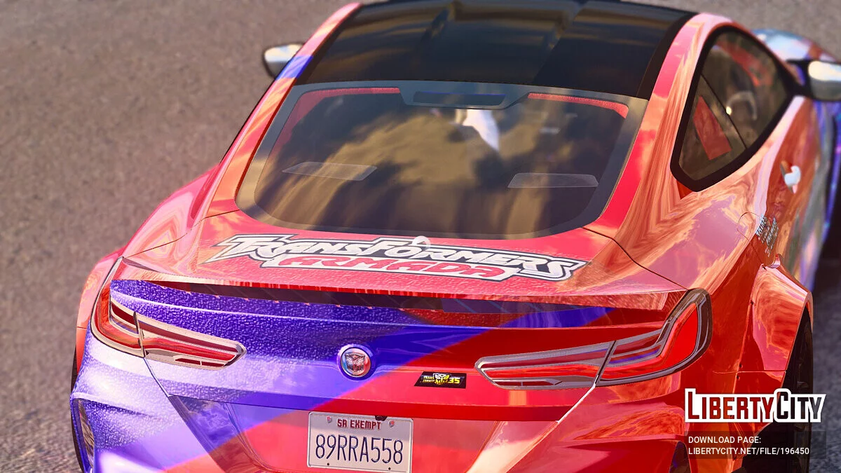 BMW M8 Transformers Edition Livery / GTA 5