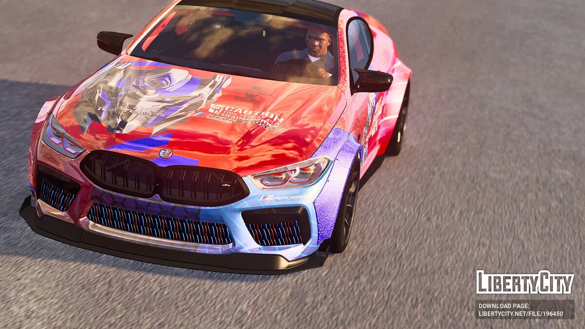 BMW M8 Transformers Edition Livery / GTA 5