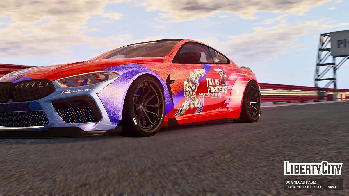 BMW M8 Transformers Edition Livery / GTA 5