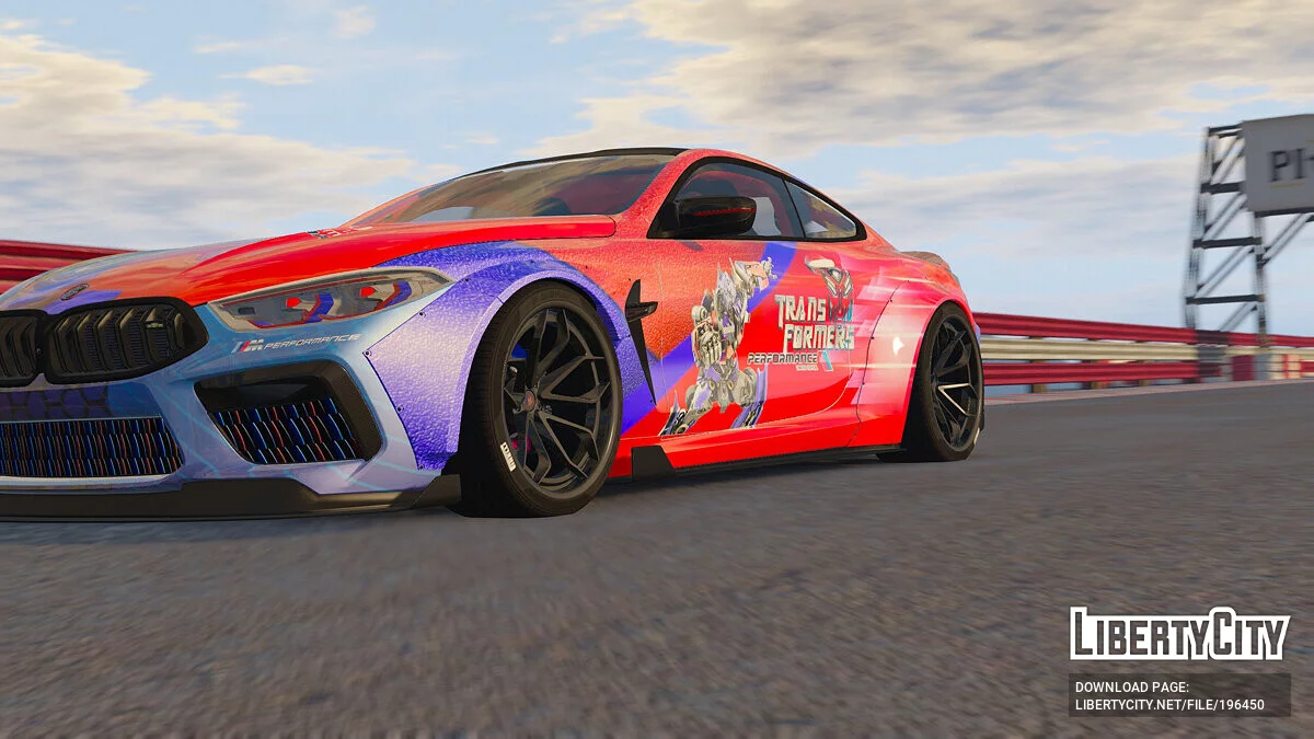 BMW M8 Transformers Edition Livery / GTA 5