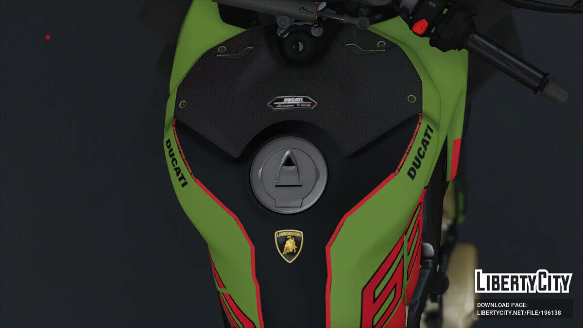 Ducati Streetfighter V4 Lamborghini Livery 1.0 / GTA 5