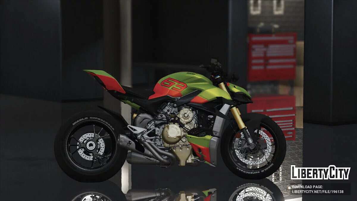 Ducati Streetfighter V4 Lamborghini Livery 1.0 / GTA 5