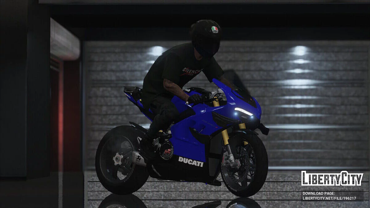 Ducati Supperleggera V4J Lamborghini Livery 1.0 / GTA 5