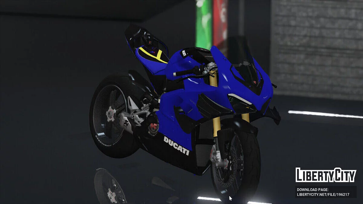 Ducati Supperleggera V4J Lamborghini Livery 1.0 / GTA 5