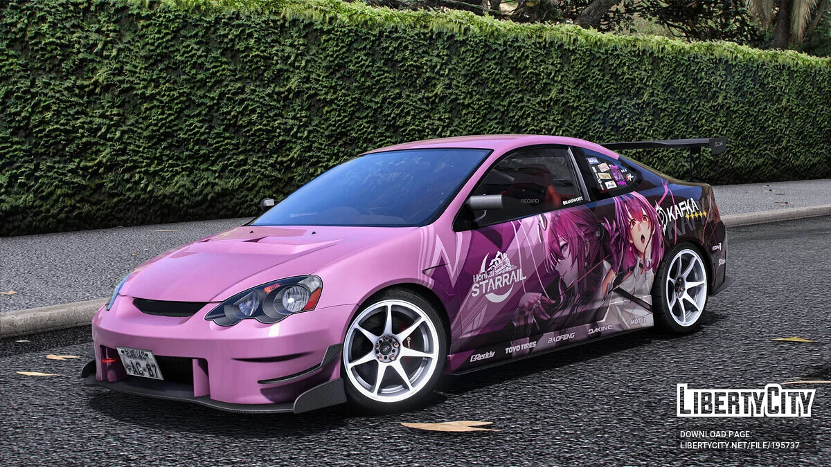 Honda Integra Type-R (DC5) - Anime paintjob / GTA 5