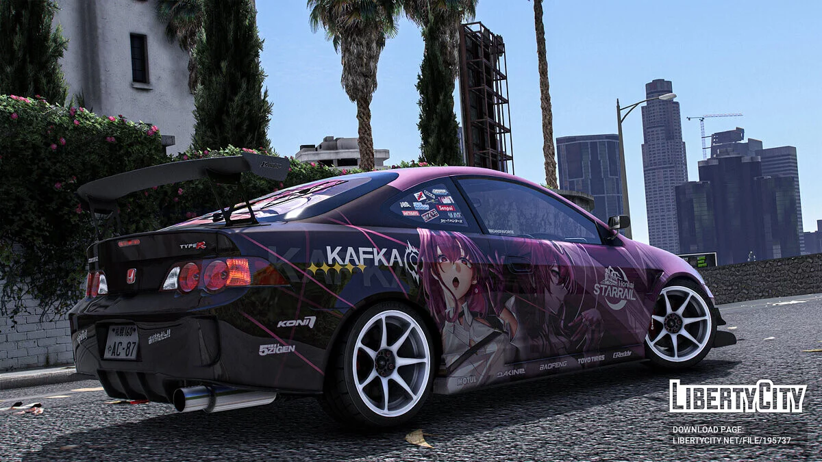 Honda Integra Type-R (DC5) - Anime paintjob / GTA 5