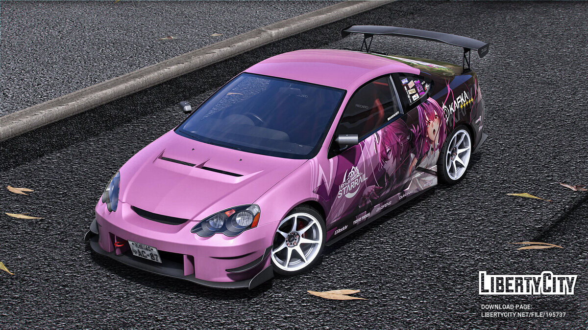 Скачать Honda Integra Type-R (DC5) - Anime paintjob для GTA 5