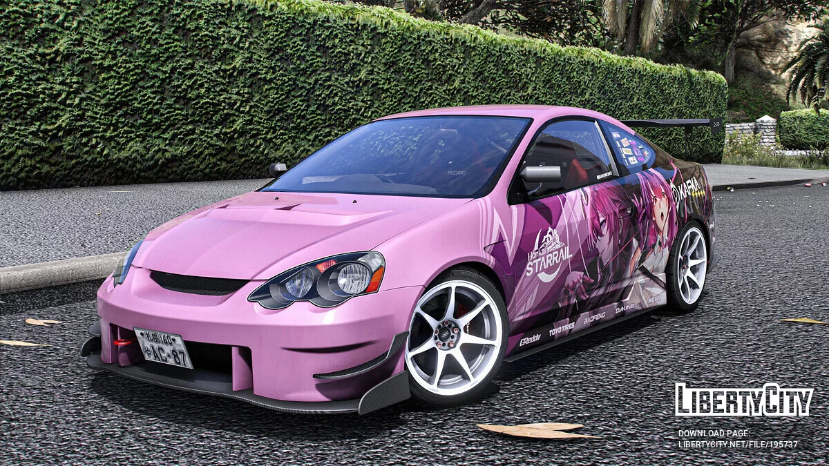 Honda Integra Type-R (DC5) - Anime paintjob / GTA 5