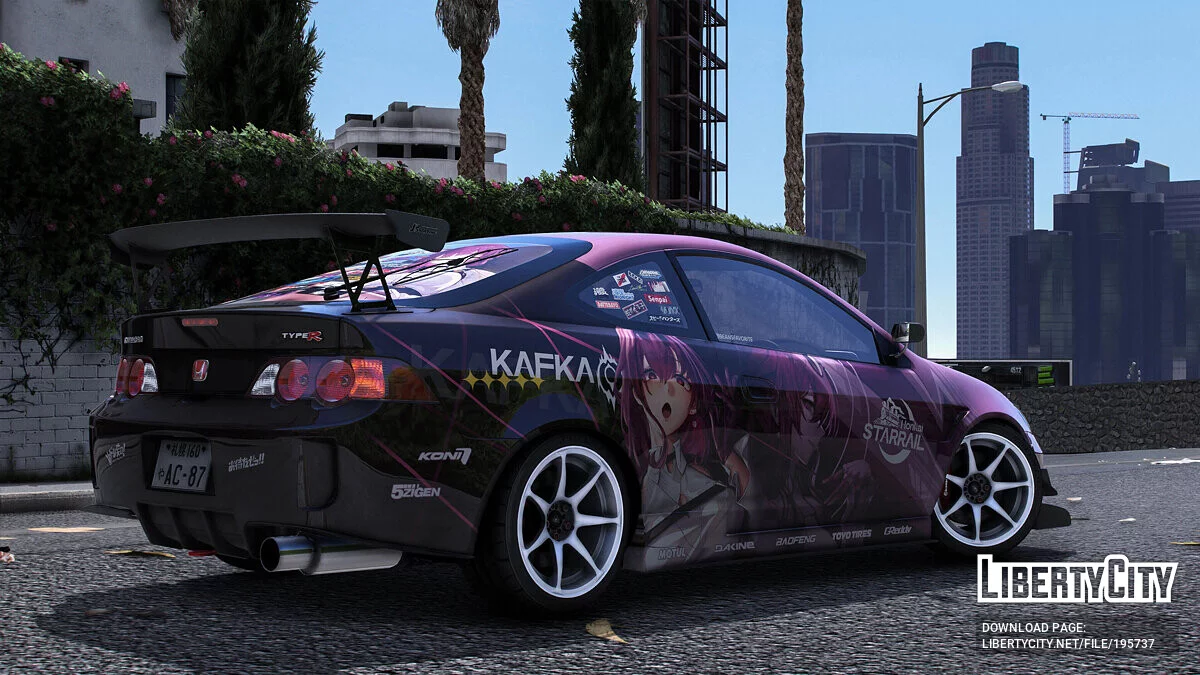 Honda Integra Type-R (DC5) - Anime paintjob / GTA 5