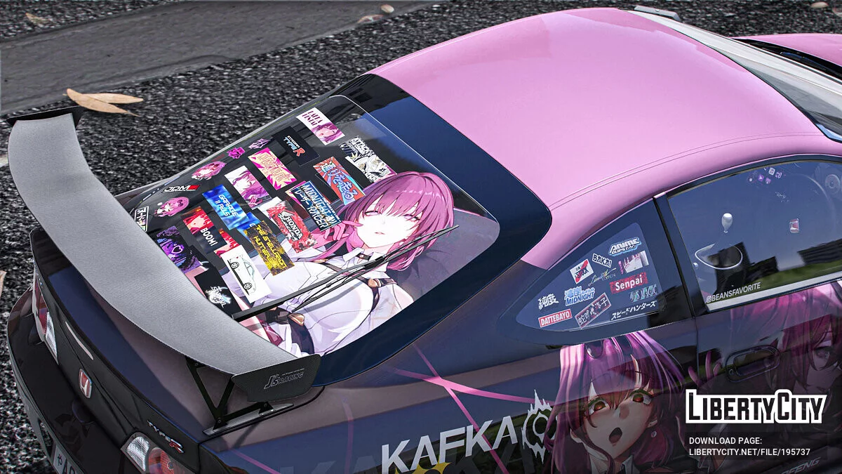 Honda Integra Type-R (DC5) - Anime paintjob / GTA 5
