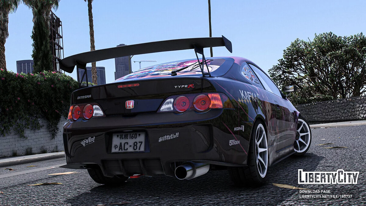 Honda Integra Type-R (DC5) - Anime paintjob / GTA 5