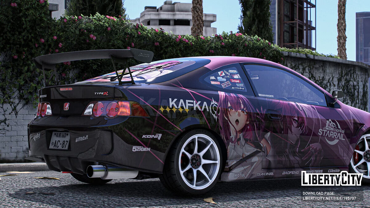Honda Integra Type-R (DC5) - Anime paintjob / GTA 5