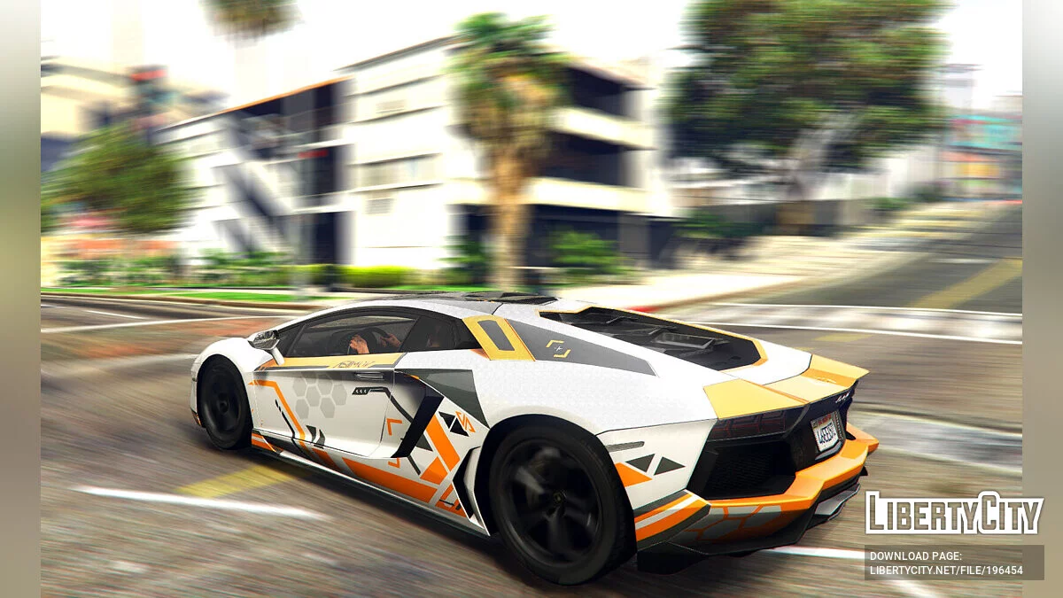 Lamborghini Aventador LP700-4 Asiimov Edition Paintjob / GTA 5