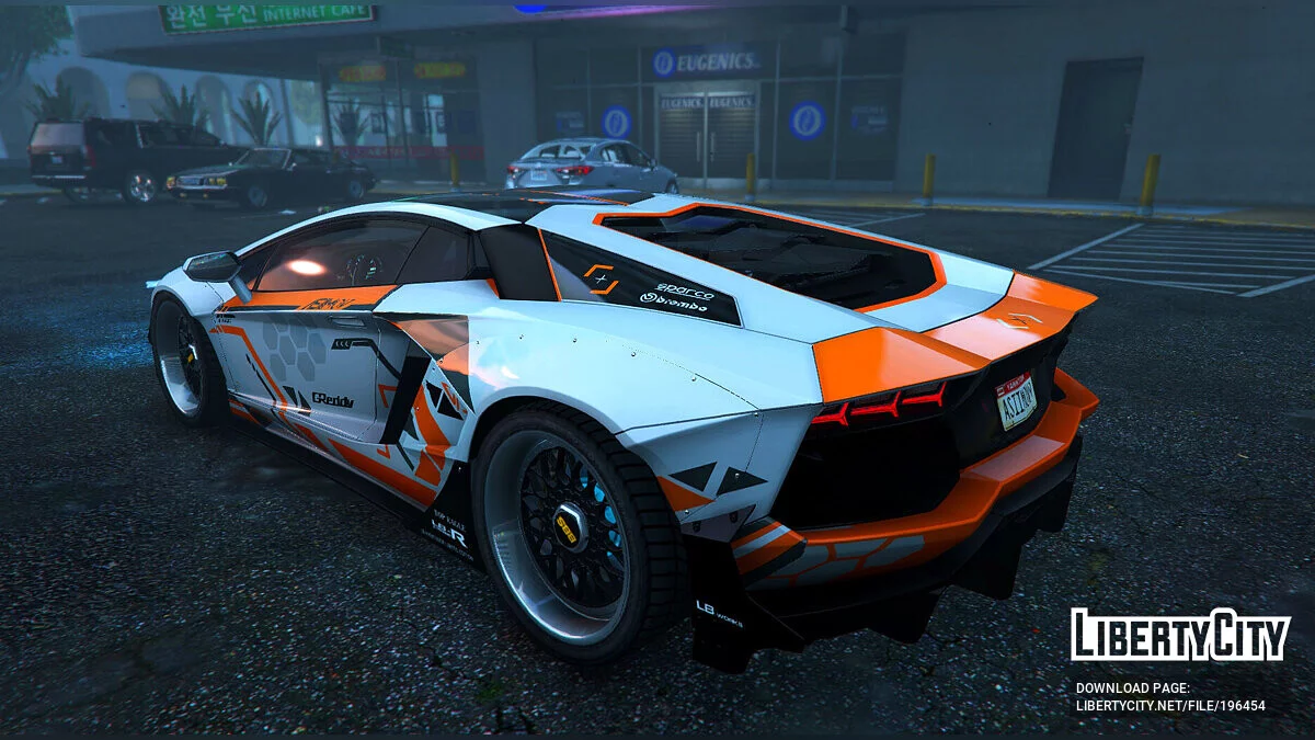 Lamborghini Aventador LP700-4 Asiimov Edition Paintjob / GTA 5