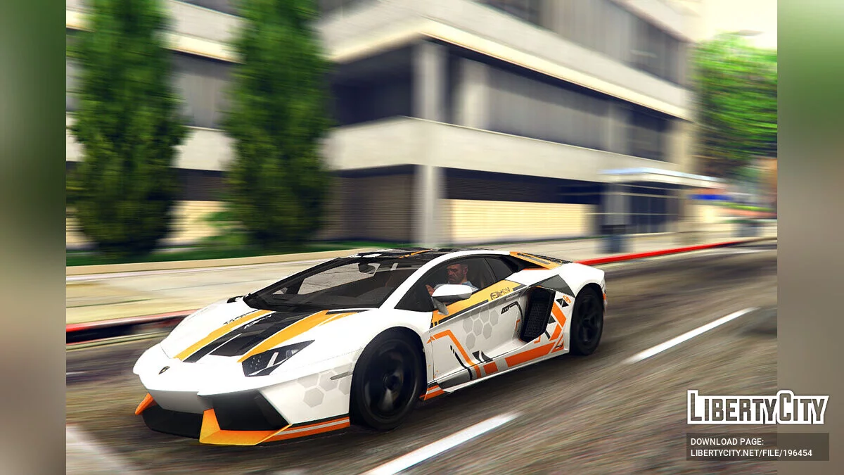 Lamborghini Aventador LP700-4 Asiimov Edition Paintjob / GTA 5