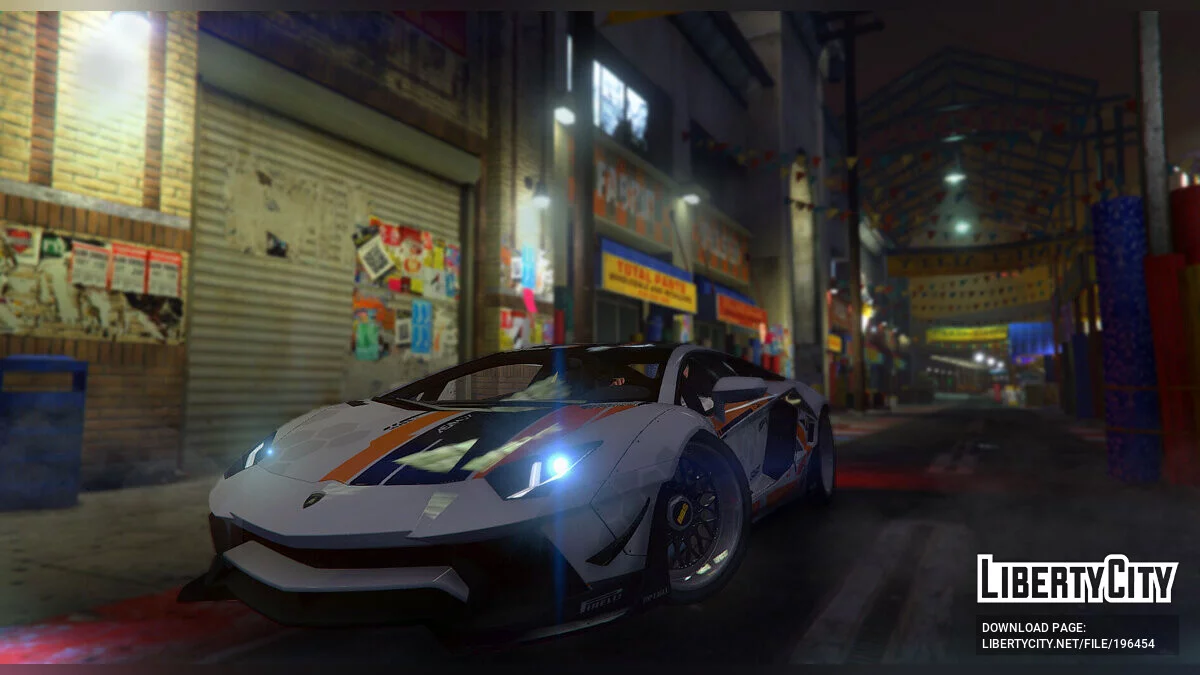 Lamborghini Aventador LP700-4 Asiimov Edition Paintjob / GTA 5