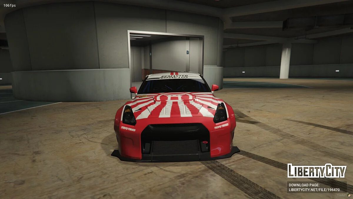 Liberty Walk Nissan GT-R R35 Livery Demon JDM / GTA 5