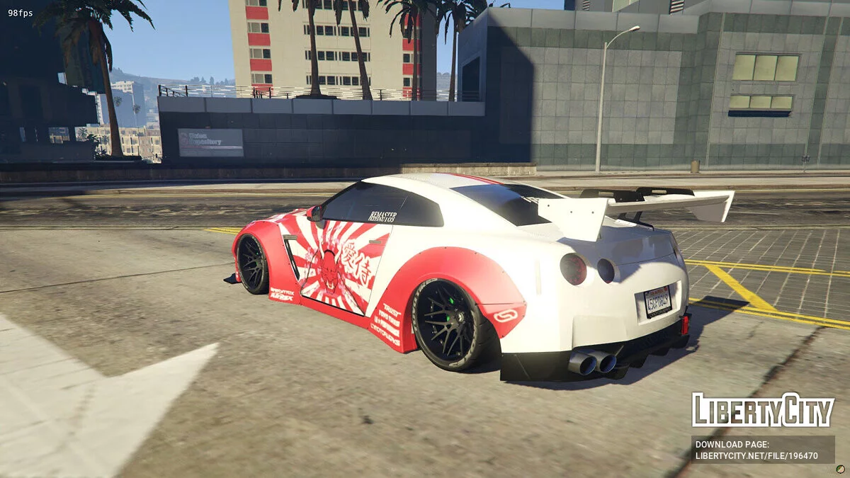 Liberty Walk Nissan GT-R R35 Livery Demon JDM / GTA 5