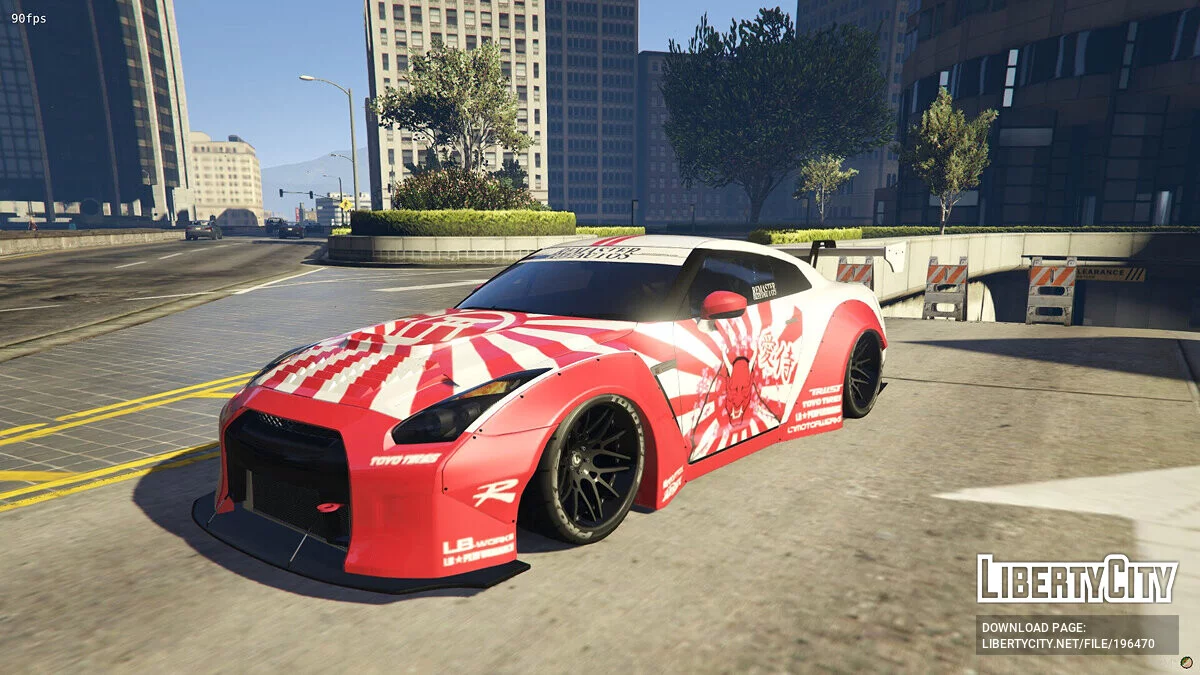 Liberty Walk Nissan GT-R R35 Livery Demon JDM / GTA 5