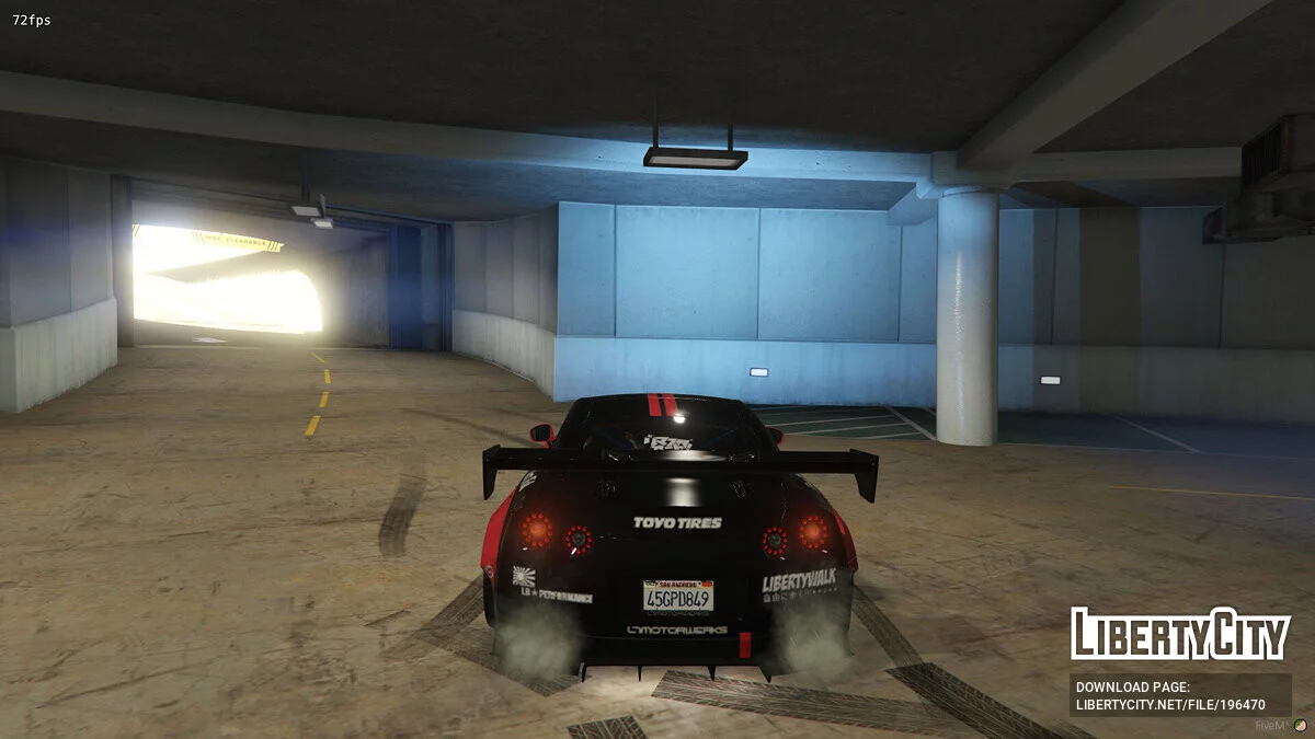 Liberty Walk Nissan GT-R R35 Livery Demon JDM / GTA 5