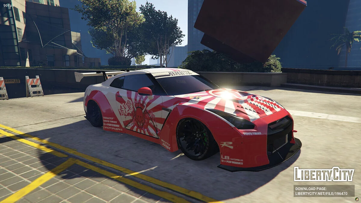 Liberty Walk Nissan GT-R R35 Livery Demon JDM / GTA 5