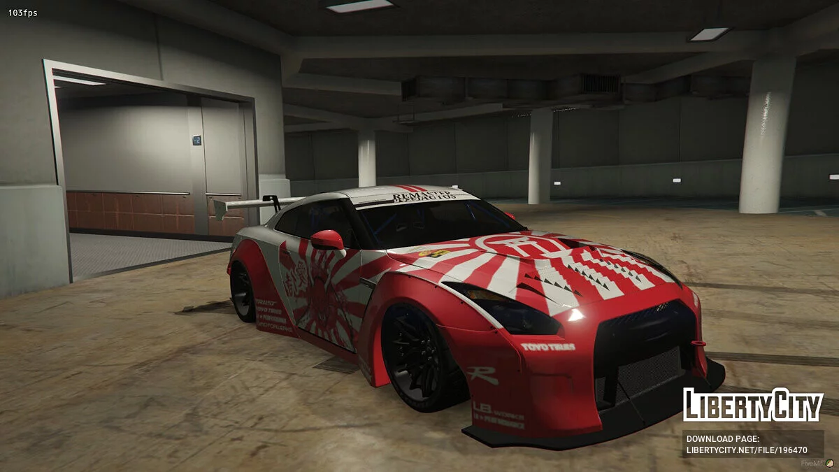 Liberty Walk Nissan GT-R R35 Livery Demon JDM / GTA 5