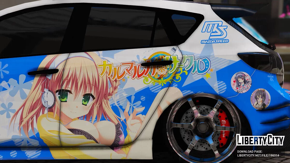 Mazda 3 2010 винил / GTA 5