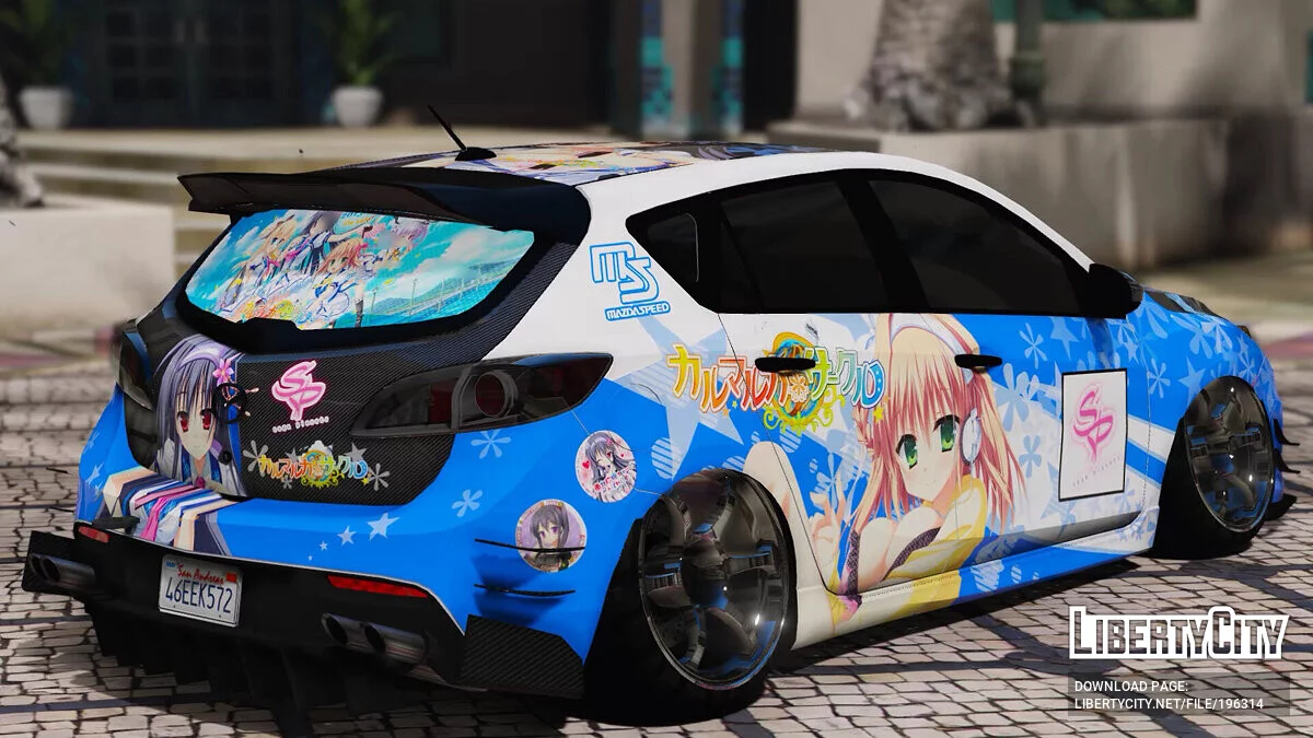 Mazda 3 2010 винил / GTA 5
