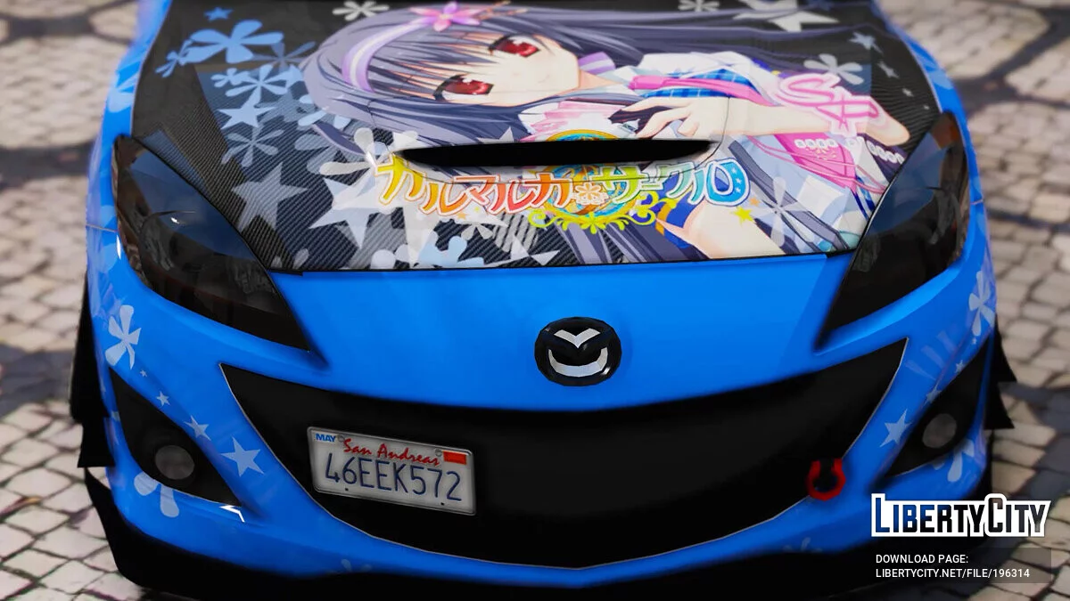 Mazda 3 2010 винил / GTA 5