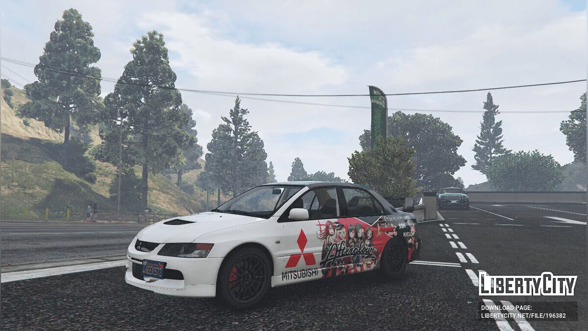 Mitsubishi Lancer Evo IX 4K Bandori Afterglow / GTA 5
